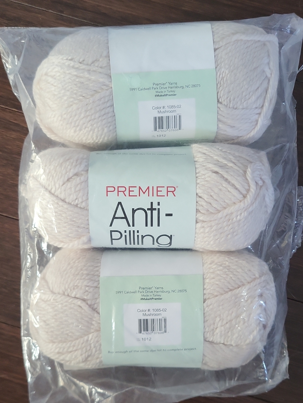 3 For $15 | Premier Anti-Pilling Bamboo Yarn in Mushroom
